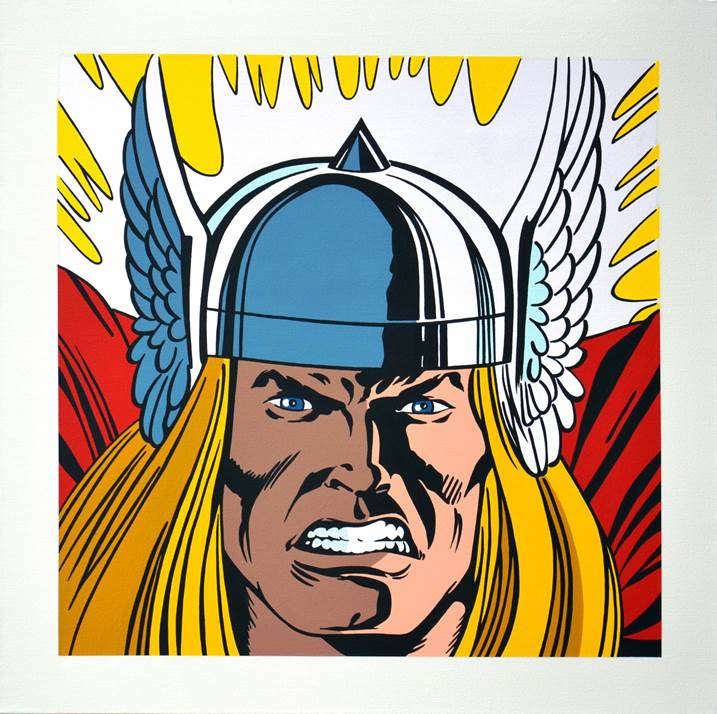 Thor, original Figura humana Acrílico Pintura de Nuno Raminhos