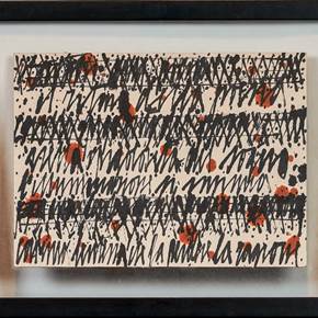 il crepuscolo del linguaggio, Pintura Técnica Mista Abstrato original por Giancarlo  Pavanello