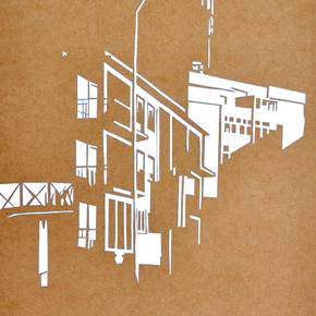 Luce 5, original Architecture Carte Dessin et illustration par Cláudia Cibrão