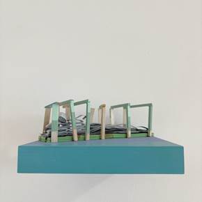 Maquete #14, original Abstrait Acrylique Sculpture par Ana Pais Oliveira