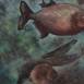 Piranhas, original Paysage Pétrole La peinture par TOMAS CASTAÑO