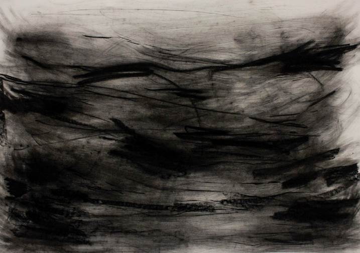 Sem título, original Abstract Charcoal Drawing and Illustration by Marco Pestana
