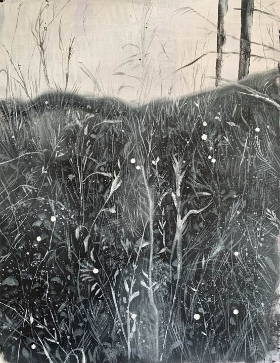 Field, original Minimaliste Acrylique La peinture par Qiao Xi