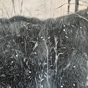 Field, original Minimalist Acrylic Painting by Qiao Xi
