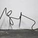 Em Linha_003, original Abstract Iron Sculpture by Joana Lapin