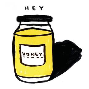 Honey, original Minimaliste Numérique Dessin et illustration par Shut Up  Claudia