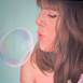 "Bubble", Pintura Acrílico Corpo original por Ursula Blancas