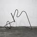 Em Linha_002, original Abstract Iron Sculpture by Joana Lapin