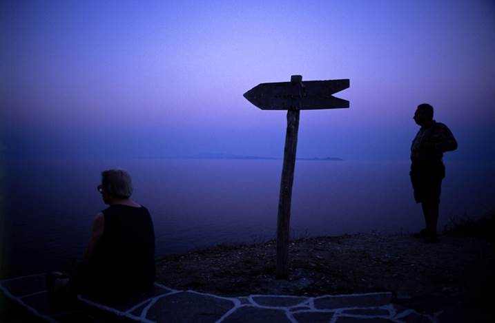 Sifnos island, Greece, original Abstract Analog Photography by Dimitri Mellos