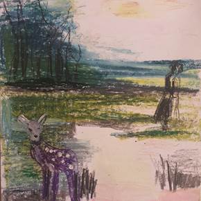 Refúgios no subconsciente 2023, original Paisaje Petróleo Pintura de Ana Maria Costa