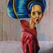 Untitled, original Human Figure Acrylic Painting by Hugo Travanca