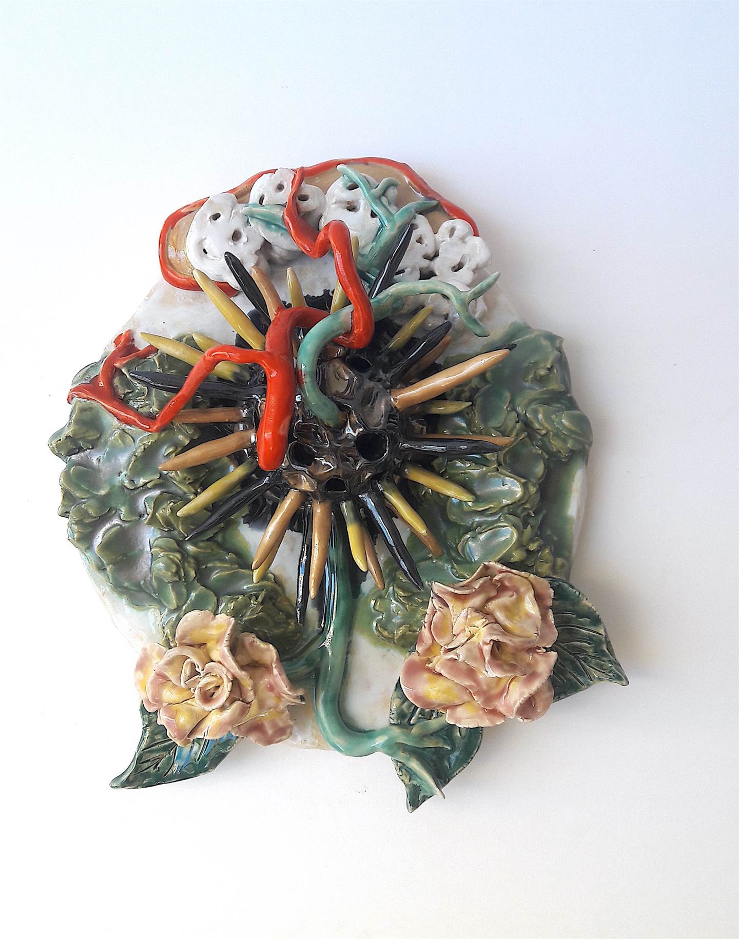 Rosas, Escultura Cerâmica Figura Humana original por Lorinet Julie