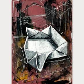 Plans for a home #2, original Portrait Acrylique La peinture par Luís Canário Rocha