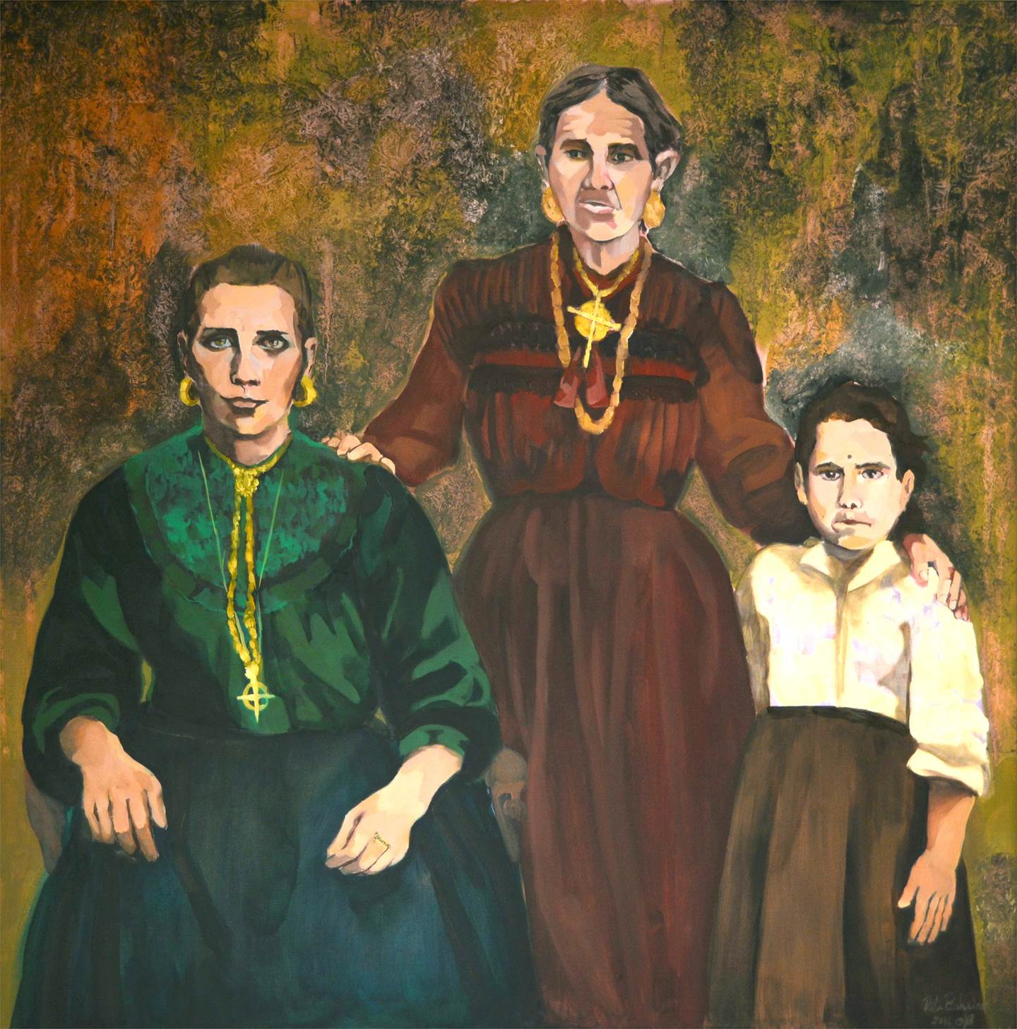 O Culto da Memória XI, original   Painting by Rita Pinheiro