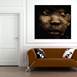 African Sad, Pintura Tela Grande formato original por Rui Mendes (Ruca)