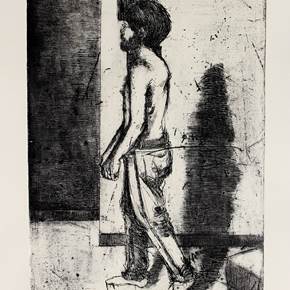Ele caminha/A caminho da morte, original Figure humaine Gravure Dessin et illustration par Flor de Ceres Rabaçal