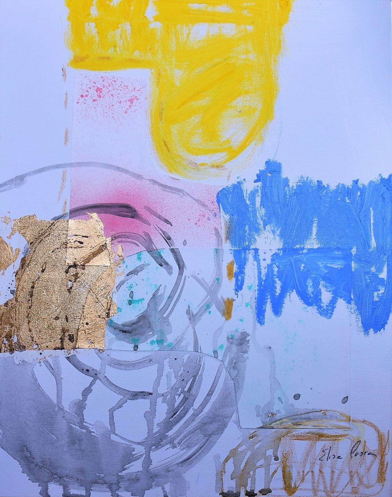 Equilibrium, original Abstrait Technique mixte La peinture par ELISA DA COSTA