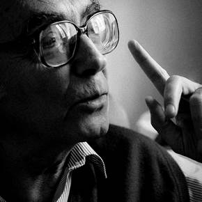José Saramago, original Man Analog Photography by Alfredo Cunha