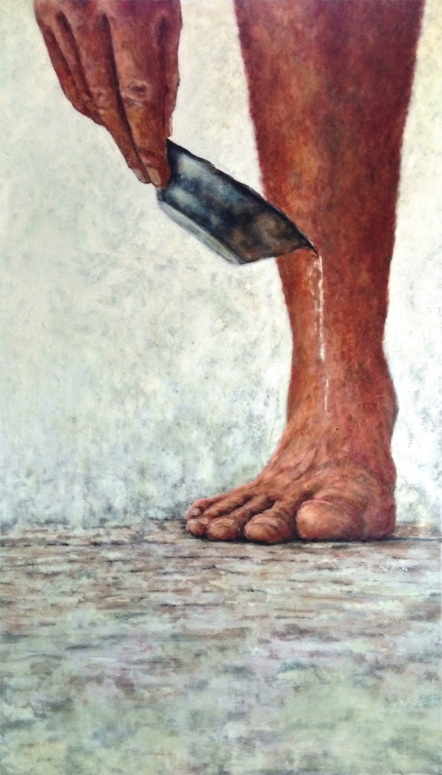 a Hipótese da Redenção (IV), original   La peinture par Santo Silva