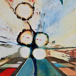  Vive allure, original Abstrait Technique mixte La peinture par Nicole Joye
