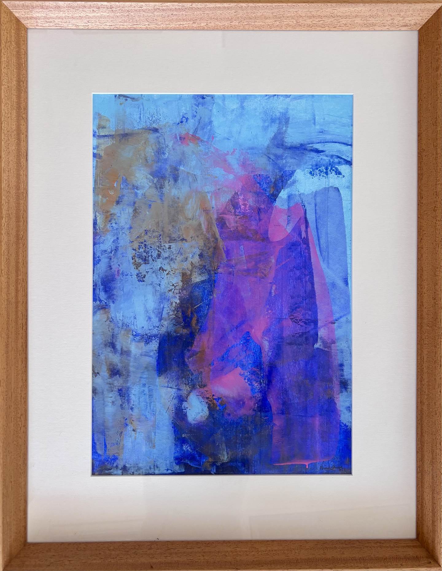 Mist, original Retrato Acrílico Pintura de Nina  Onaur