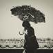 Illusional Reality - She Walks In The Rain , original Abstract Analog Photography by Hua  Huang