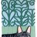 Lá está o gato, à janela do teu quarto, original Animales Técnica Mixta Pintura de Hugo Castilho