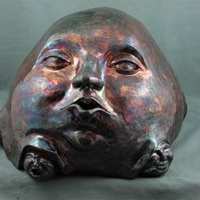 Alma Mater, original Human Figure Ceramic Sculpture by Sandra Borges