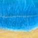 Radiant Waves: Phosphorescent Dusk, original Animals Mixed Technique Painting by Tiffani Buteau
