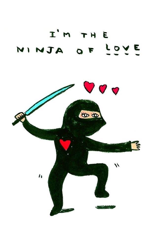 Ninja of Love, original Body Digital Drawing and Illustration by Shut Up  Claudia