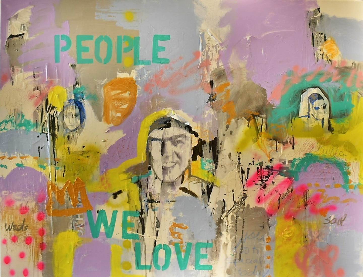 People We Love # I, original   Painting by ELISA DA COSTA