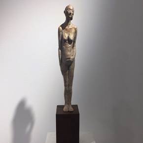 Embarazada, original Cuerpo Acrílico Escultura de Miguel Ramón