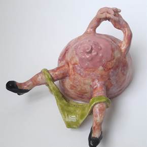 Cuecas, Escultura Cerâmica Figura Humana original por Lorinet Julie