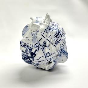 "Carga", Escultura Cerâmica Figura Humana original por Sofia Beça