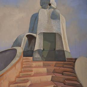 Pedrera I. (Torre)., original Paysage Pétrole La peinture par Juan Manuel Álvarez Cebrián