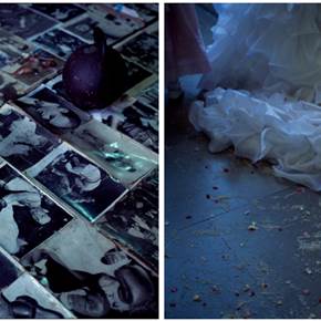O peso nas fotos e Vestido de noiva, original Nature morte Numérique La photographie par Miguel Rio Branco