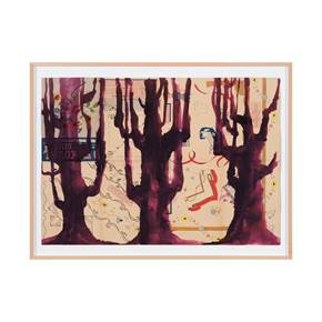 A vida que podia ter sido e não foi – Sequoia, Pintura Acrílico Abstrato original por Ana  Vidigal