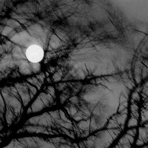 Full-Moon-Night, original B&W Analog Photography by Heinz Baade