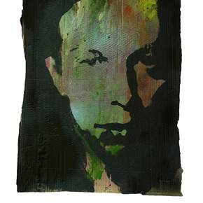 Ernst Ludwig Kirchner, original Portrait Technique mixte La peinture par Alexandre Rola
