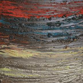 Color Mountain, Pintura Técnica Mista Abstrato original por Andrei Autumn