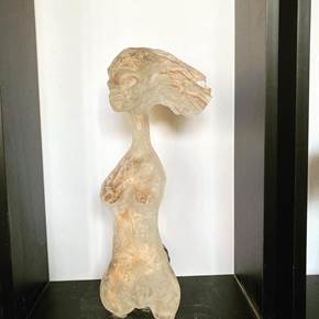 A gaja, original Human Figure Mixed Technique Sculpture by Marcia Ruberti
