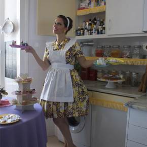 The perfect housewife, original Avant-Garde Digital Photography by Claudia Clemente
