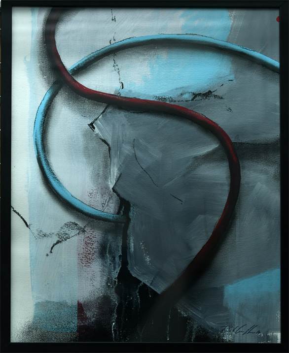 Untitled, original Abstrait Acrylique La peinture par Paulo Canilhas