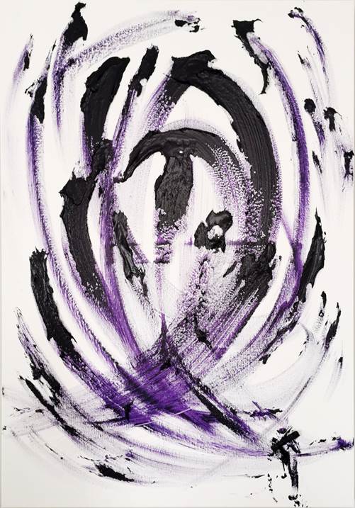 abstract emotions # 881, original Minimaliste Acrylique La peinture par Joao Batista