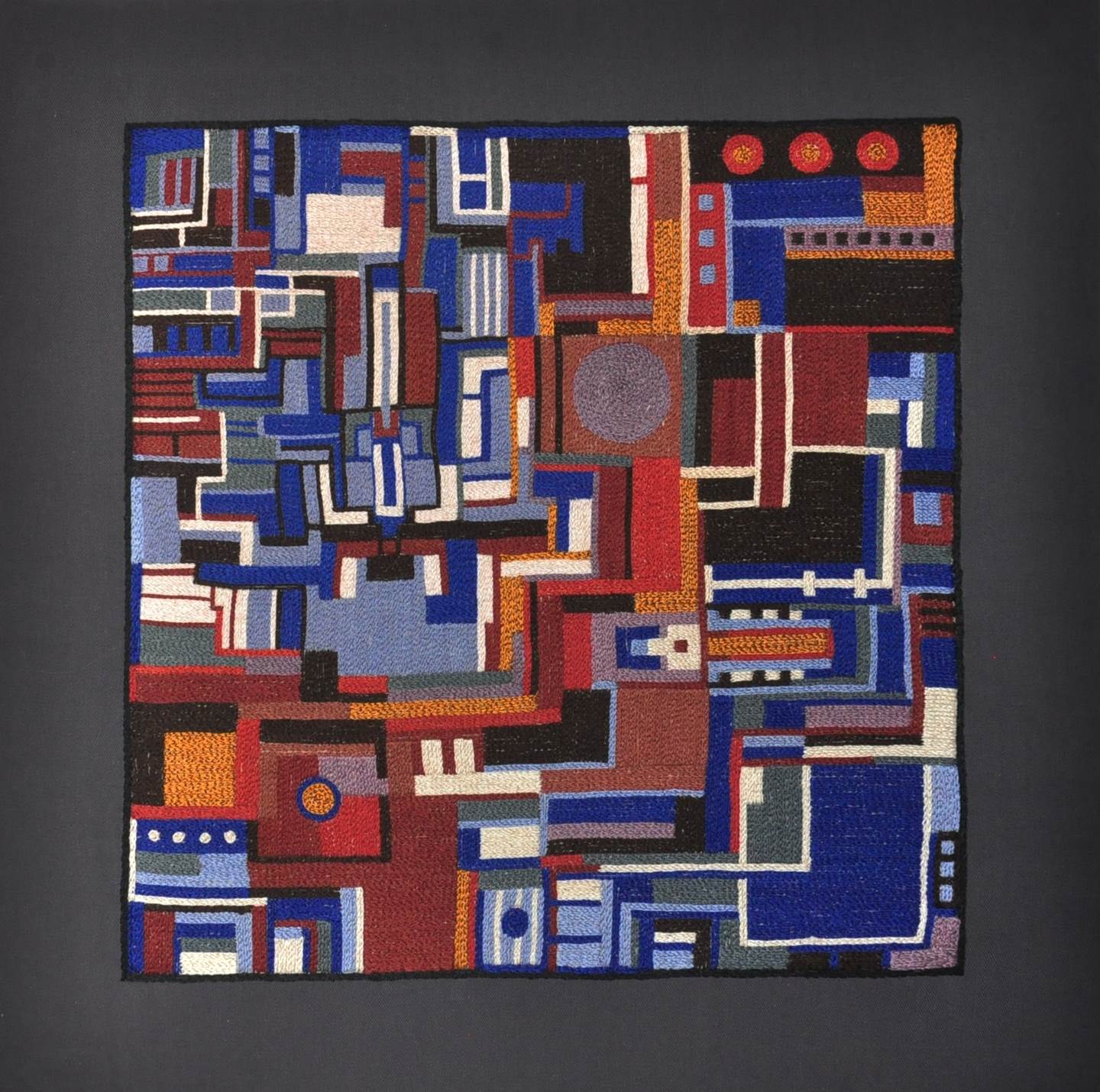 I'm a Maze #11, original Abstract Mixed Technique Sculpture by Anne Pangolin Guéno