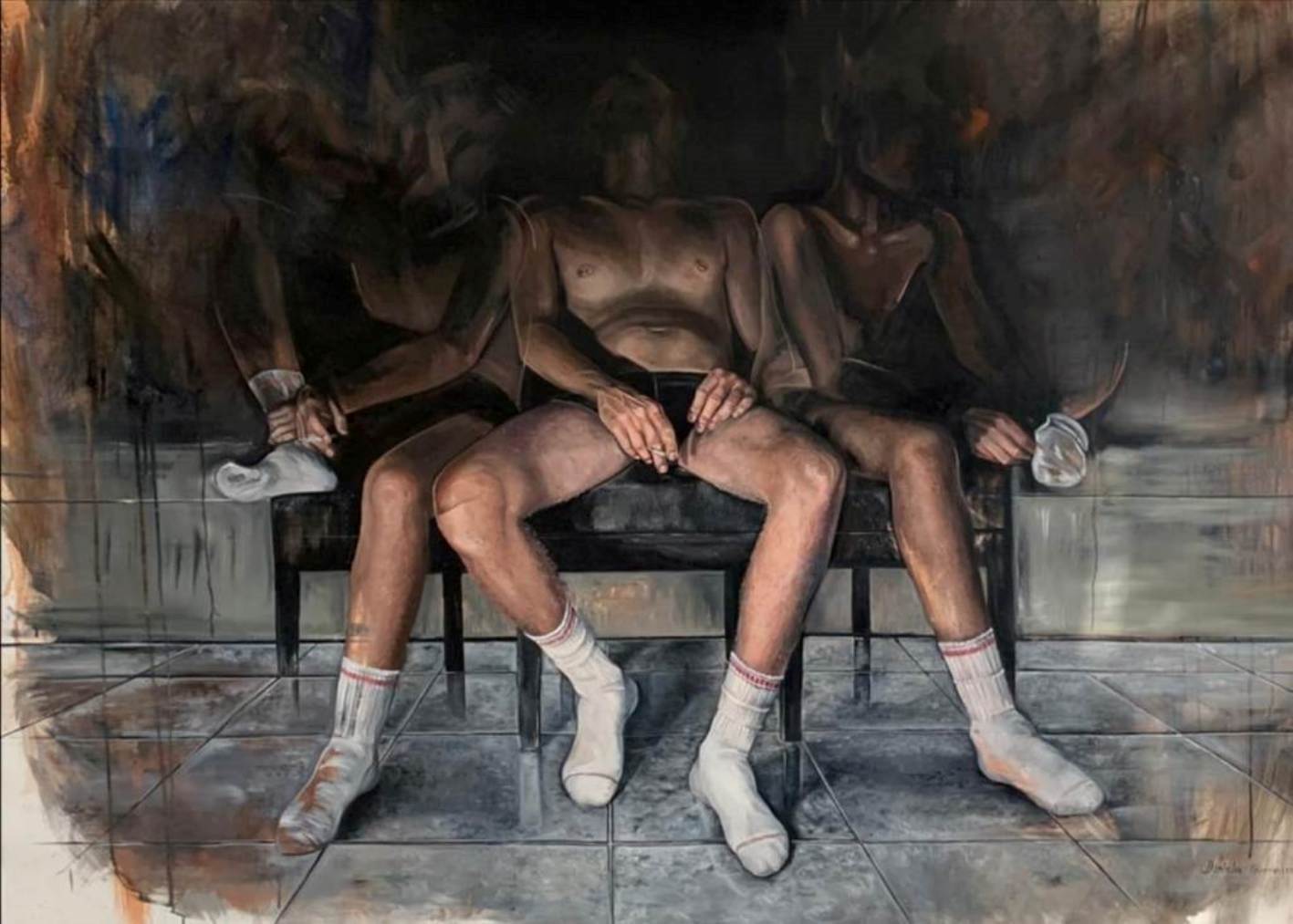Naked Portraits III, original   La peinture par Daniela Guerreiro