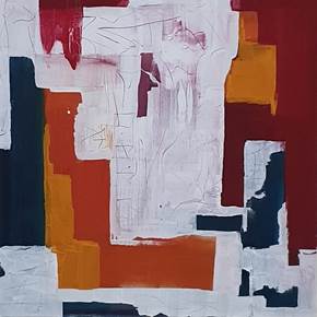 O próximo passo, original Portrait Acrylic Painting by Paulo Rosae