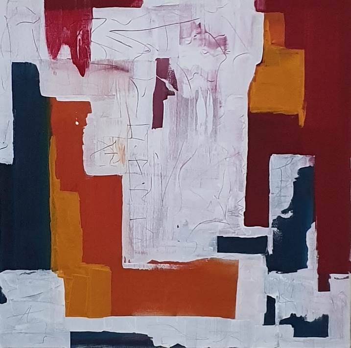 O próximo passo, original Portrait Acrylic Painting by Paulo Rosae