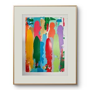 Resquícios série V nº5, original Woman Acrylic Painting by Ana Marlene Lima