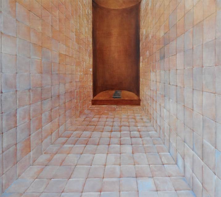 Sem corpo sem órgãos, original Geometric Oil Painting by Francisca  Sousa